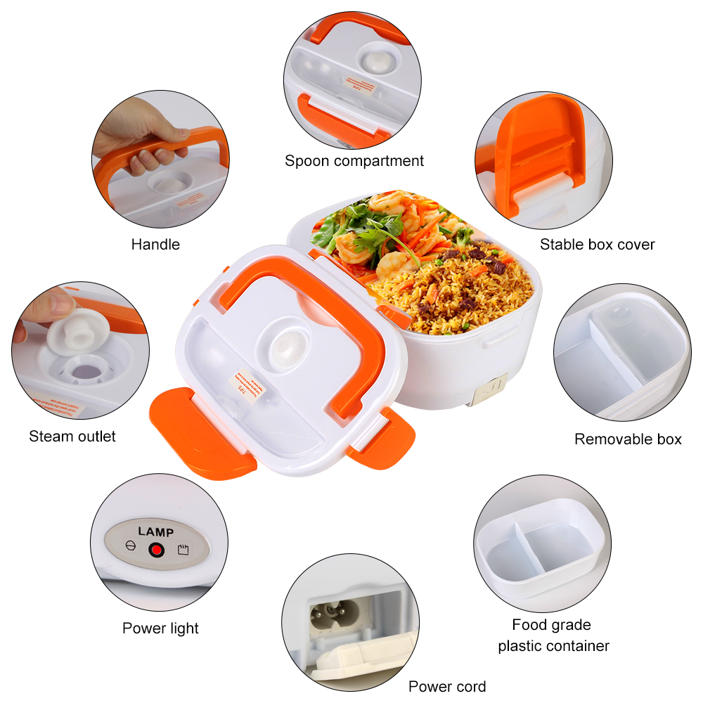 Meal Prep Tupperware - Contenedor de comida portátil de calentamiento