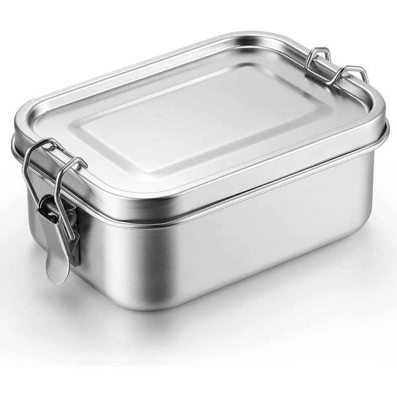 Meal Prep Organizer - Recipientes de Acero Inoxidable para Almacenamiento