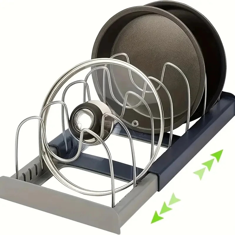 Meal Prep Organizer - Estante de almacenamiento de acero inoxidable