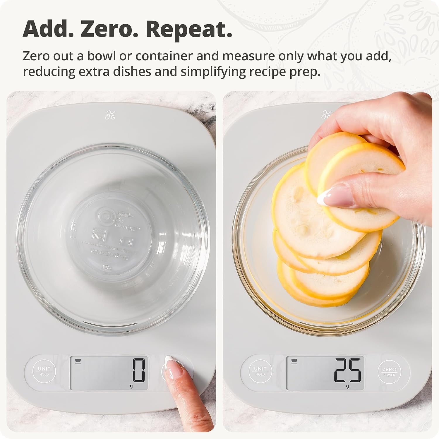 Portion Scale Digital - Báscula de Cocina Nueva 2026, Diseño
