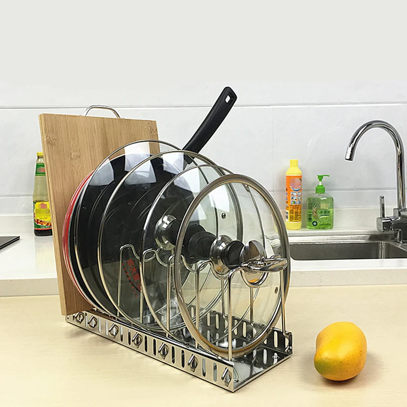 Meal Prep Organizer - Estante ajustable de acero inoxidable 304,