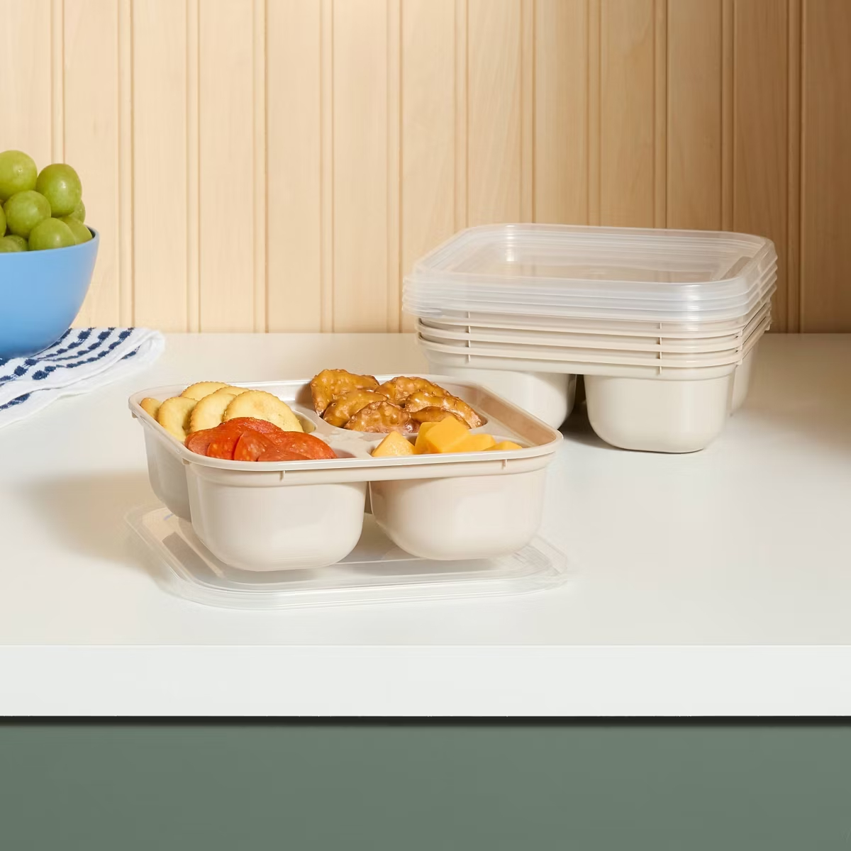 Juego de 10 recipientes de plá - Meal Prep Oatmeal reseña y precio