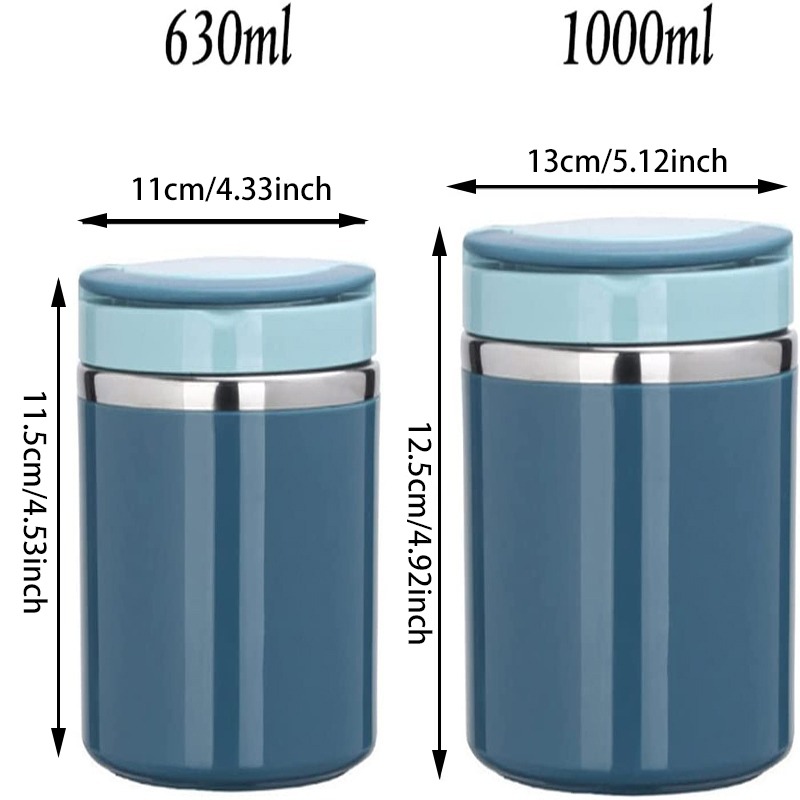 Termo para sopa, tarro de comi - Meal Prep Tupperware reseña y precio