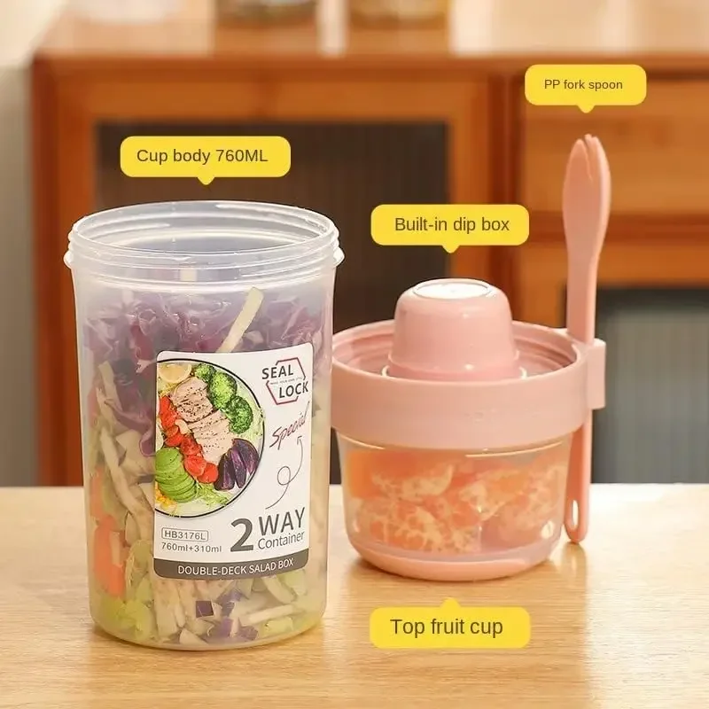 JUSTINLAU Vaso Portátil para E - Meal Prep Tupperware reseña y precio