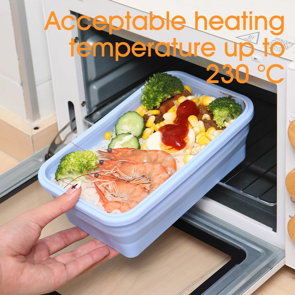 4 unids/set fiambrera rectangu - Meal Prep Tupperware reseña y precio