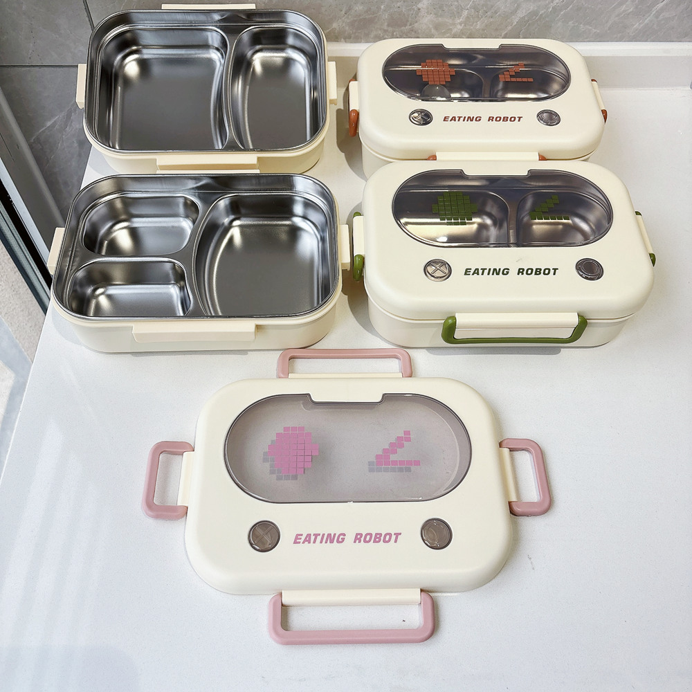 Caja Bento térmica de acero in - Meal Prep Organizer reseña y precio