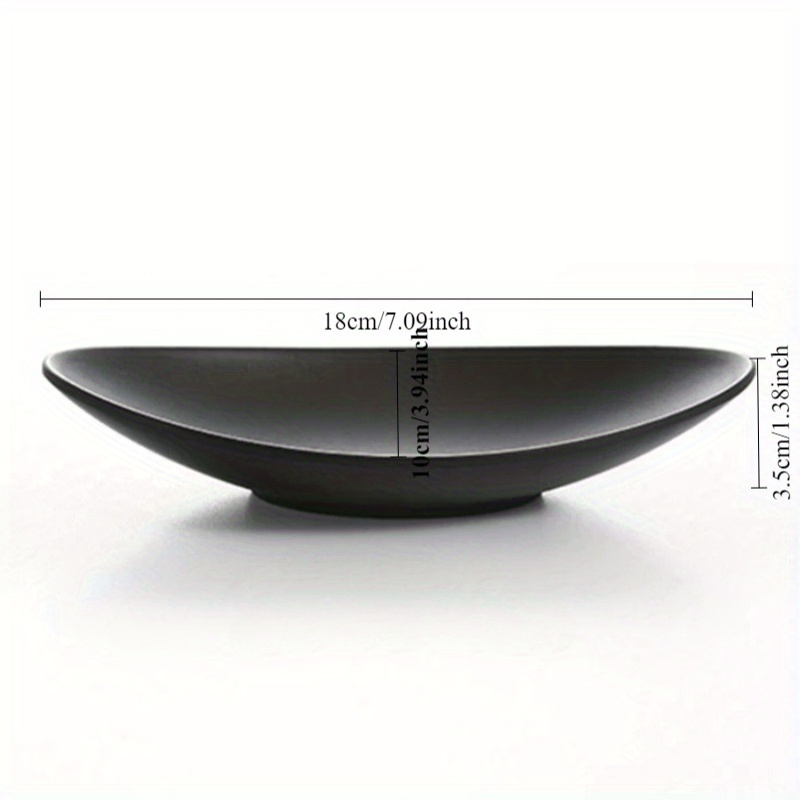 Plato de anillo negro ovalado, - Meal Prep Organizer reseña y precio