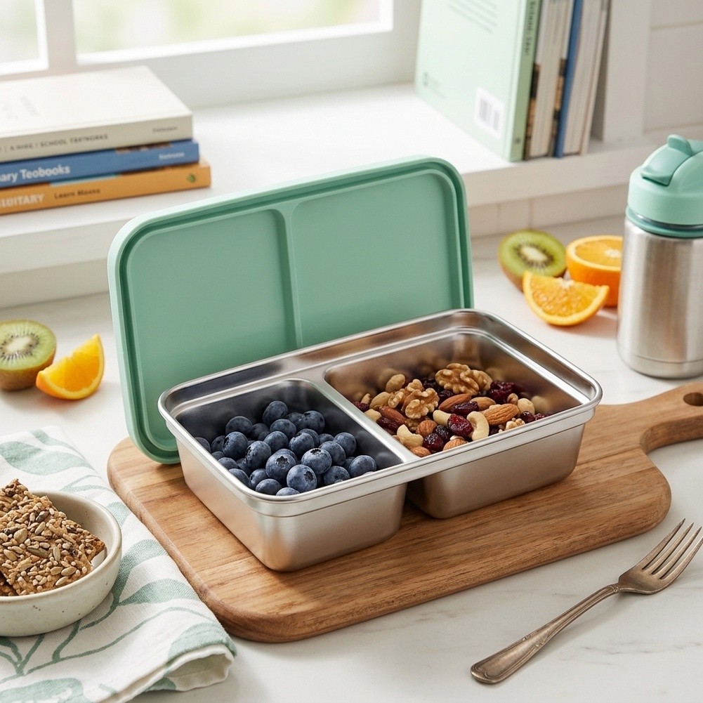 Contenedor Apilable de Acero I - Meal Prep Snacks For Toddlers reseña y precio
