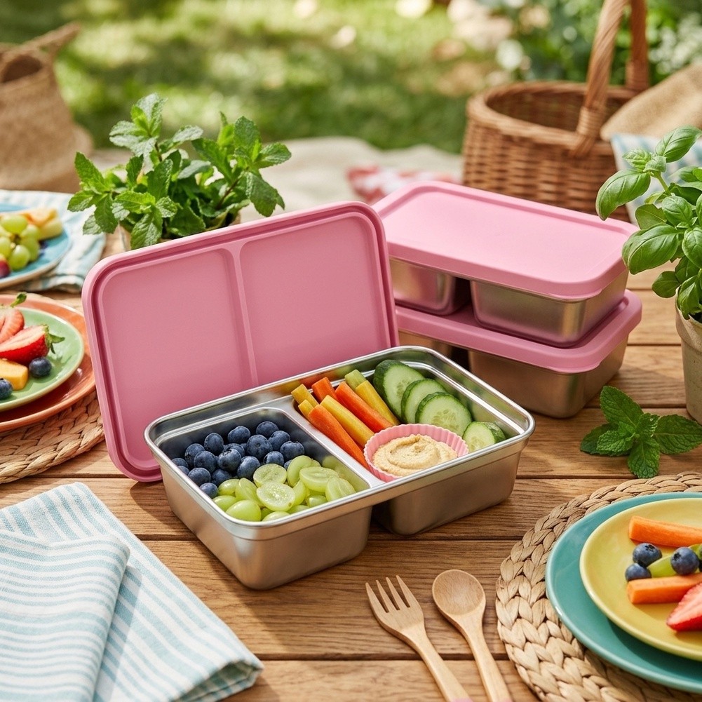 Contenedor Apilable de Acero I - Meal Prep Snacks For Toddlers reseña y precio