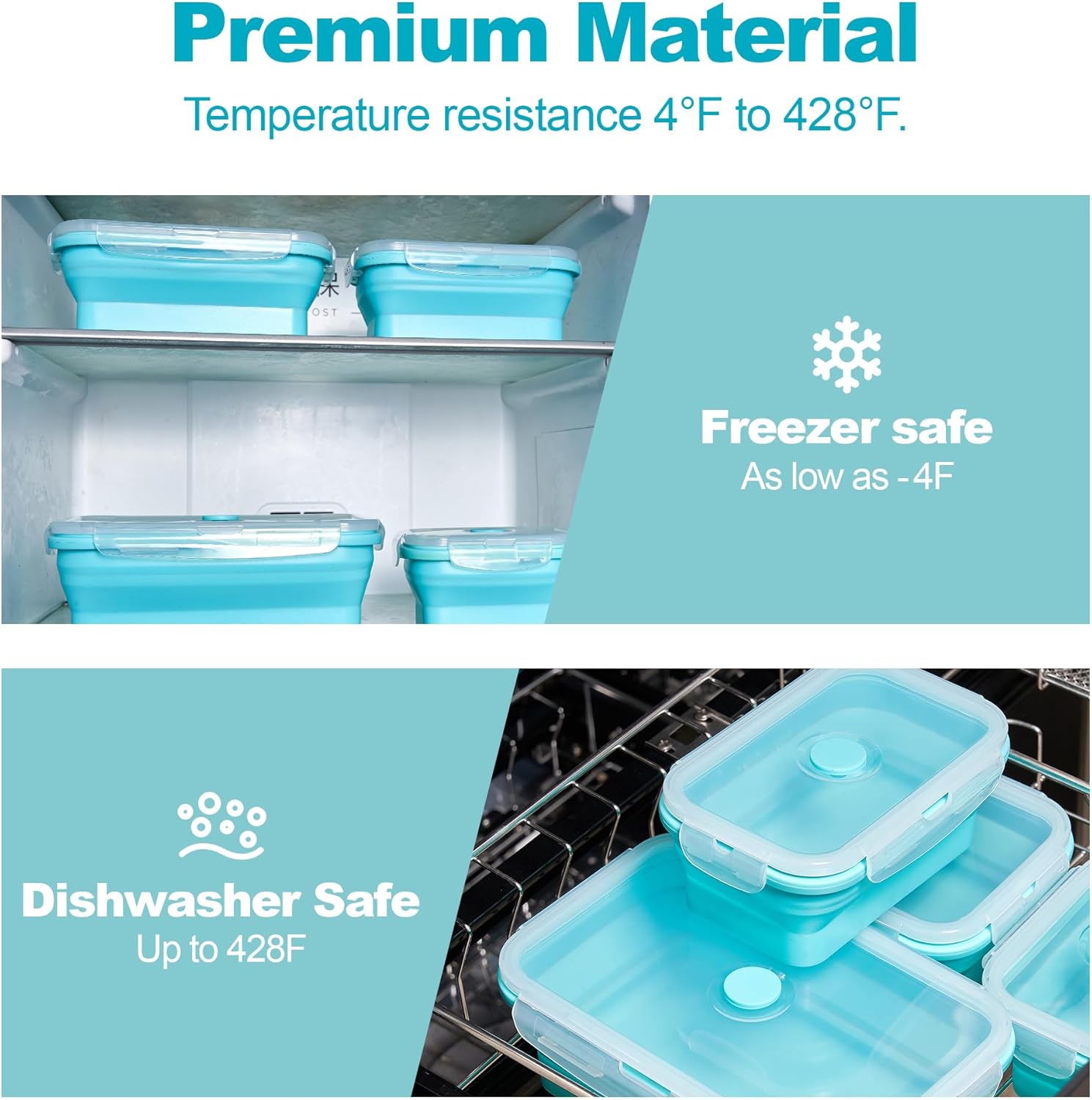 Contenedores plegables para al - Meal Prep Oatmeal reseña y precio