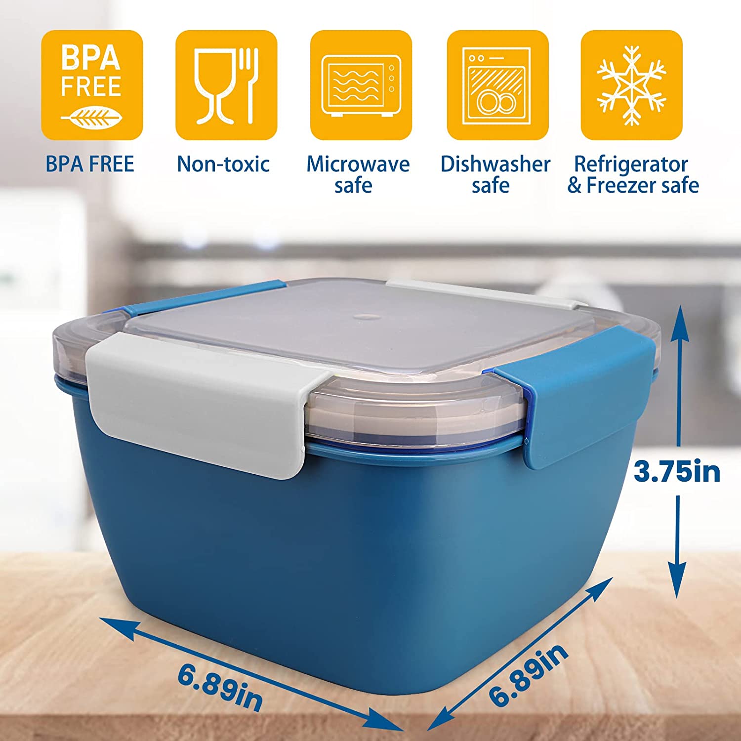 Fiambrera portátil de 1100ml/1 - Meal Prep Tupperware reseña y precio