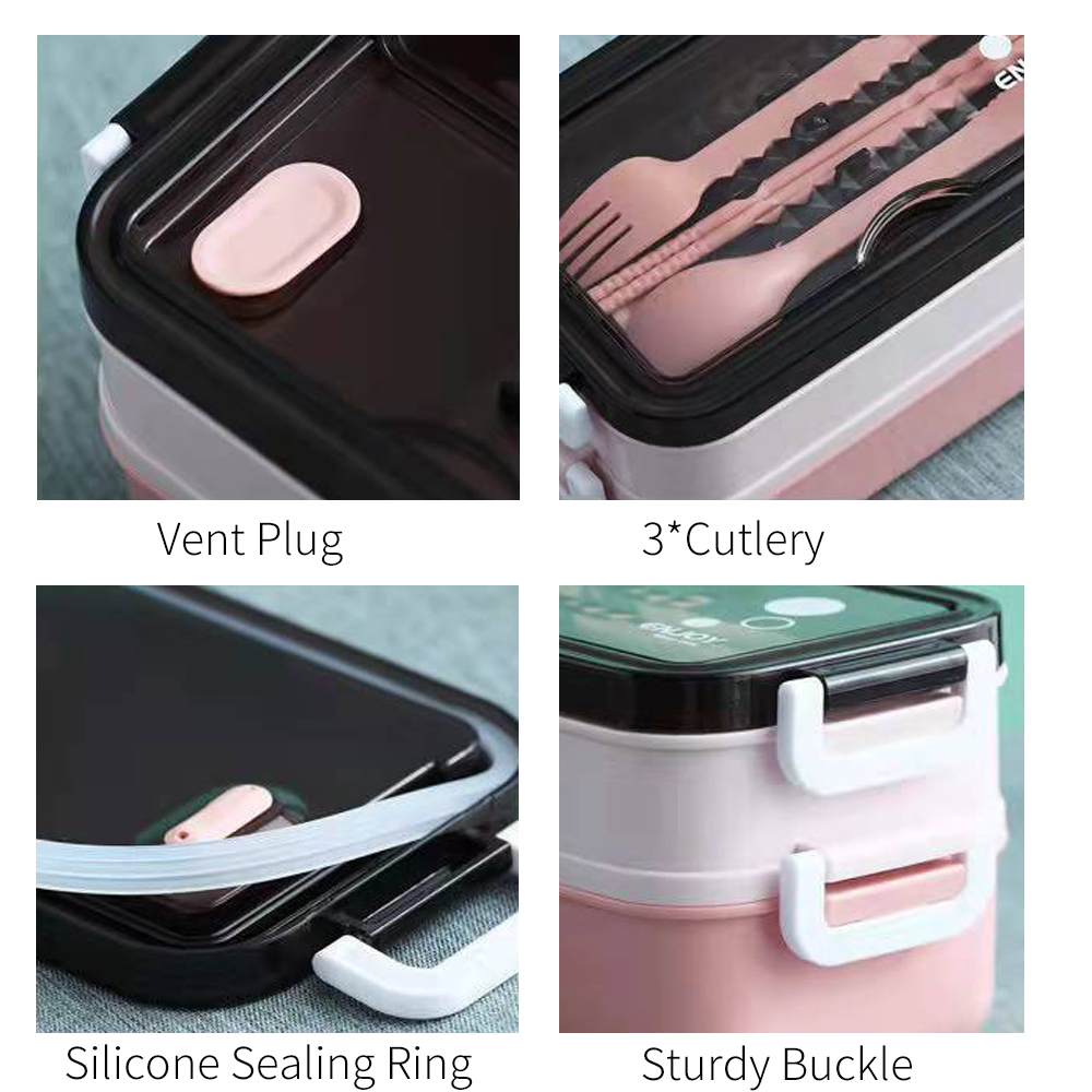 Fiambrera de doble capa de 140 - Meal Prep Tupperware reseña y precio