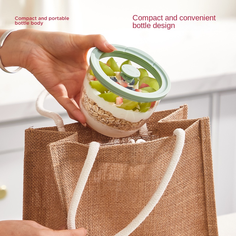 Recipiente de vidrio para aven - Meal Prep Yogurt Parfait reseña y precio