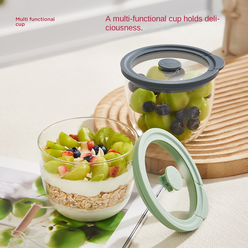 Recipiente de vidrio para aven - Meal Prep Yogurt Parfait reseña y precio
