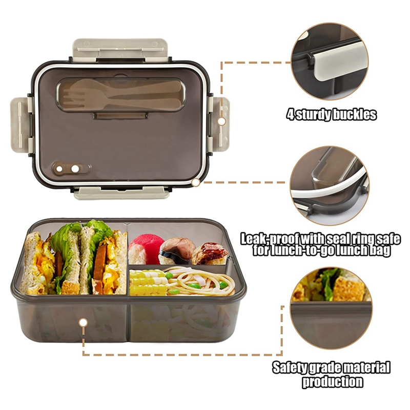 Fiambrera, caja Bento de 1500M - Meal Prep Tupperware reseña y precio