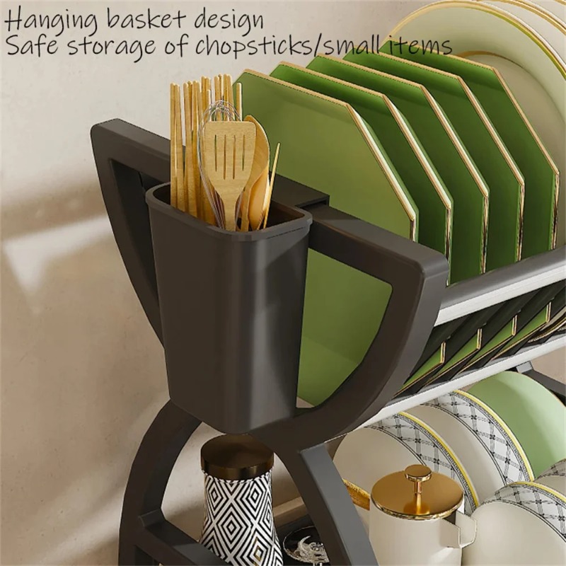 Escurridor de Platos de 2 Nive - Meal Prep Organizer reseña y precio