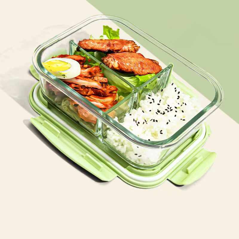 Nuevo estilo fiambrera de vidr - Meal Prep Tupperware reseña y precio