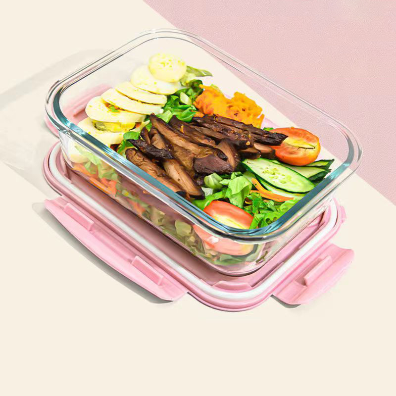 Nuevo estilo fiambrera de vidr - Meal Prep Tupperware reseña y precio